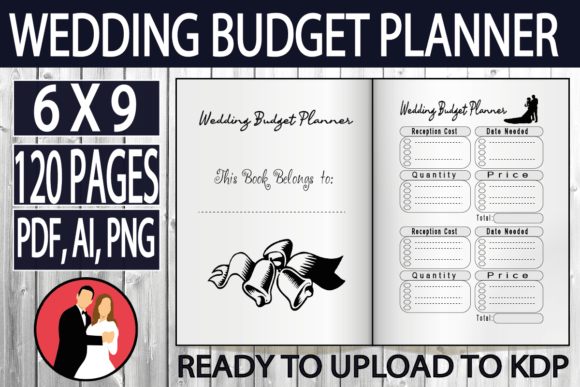 Wedding Budget Planner | KDP Interior Graphic KDP Interiors By Little-Learners-Oasis
