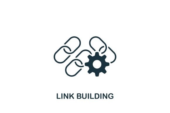 Link Building Icon Grafik Symbole Von aimagenarium