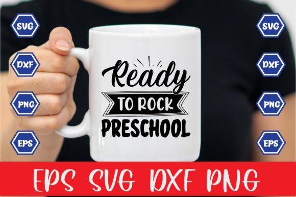 Ready to Rock Preschool Best Sublimation Graphic Crafts By Quirkify