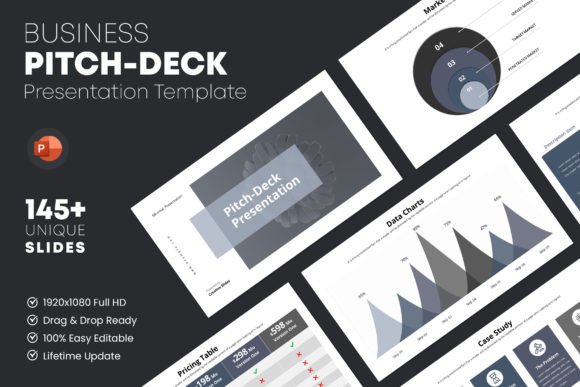 Pitch Deck PowerPoint Template Graphic Presentation Templates By CreativeSlides