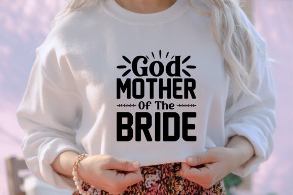 Godmother of the Bride Illustration Designs de T-shirts Par Cricut House