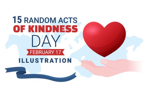 15 Random Acts of Kindness Illustration Grafika Ilustracje do Druku Przez denayunecf