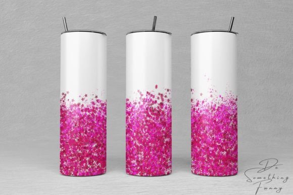 Red Glitter Skinny Tumbler Sublimation Graphic Print Templates By EverydayStudioArt