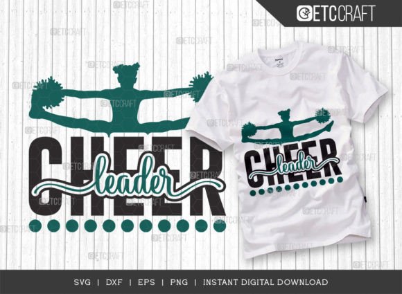 Cheerleader SVG Cut File, Cheerleading Graphic Crafts By Pixel Elites