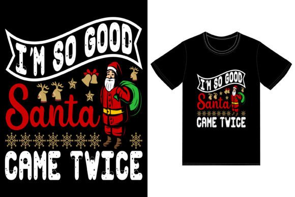 Funny Christmas T-Shirt Design Gráfico Plantillas de Impresión Por MarvellTeeZone