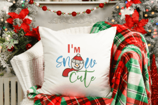 I'm Snow Cute Winter Embroidery Design By qpcarta 2