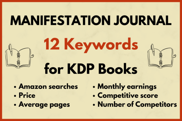Manifestation Journal KDP Keyword Res Graphic KDP Keywords By Deleya Design