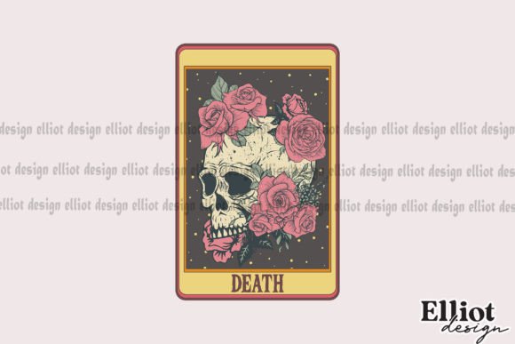 Tarot Death Card Skull Sublimation Graphic Crafts By Elliot Design