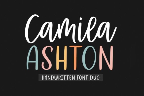 Camila Ashton Script & Handwritten Font By Jozoor