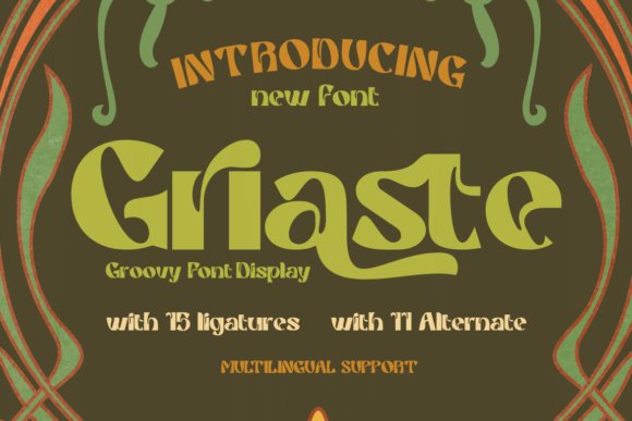 Griaste Display Font By twinletter
