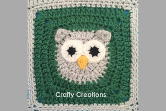 Owl Granny Square Crochet Pattern Graphic Crochet Patterns By Crafty Creations
