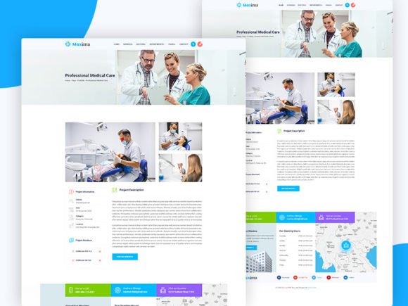 #11 Maxima Medical Health & Pregnancy Graphic Websites By S.ASagor