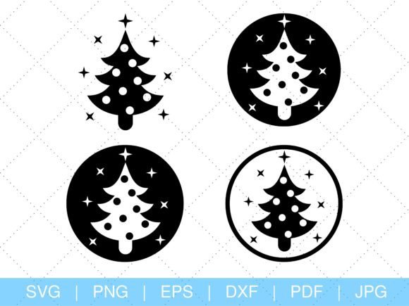 Christmas Tree Ornaments Svg Gráfico Manualidades Por arthittm2