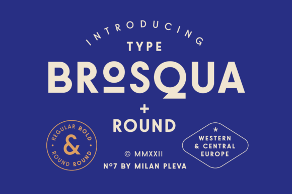Brosqua Sans Serif Font By milan.pleva24
