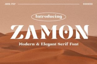 Zamon Serif Font By JavaPep 1