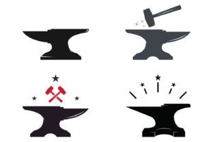 Blacksmith Logo Vector Illustration Illustration Logos Par Hati Royani