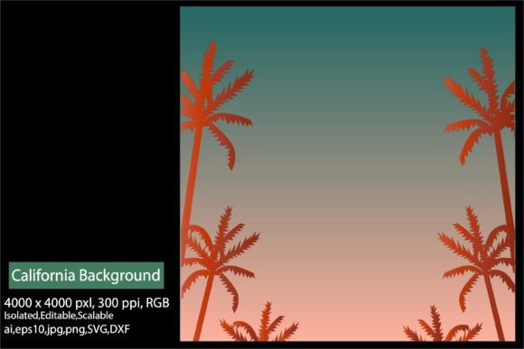 California Vector Background Graphic Backgrounds By Karya Langit