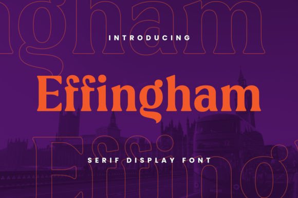 Effingham Serif Font By Imoodev