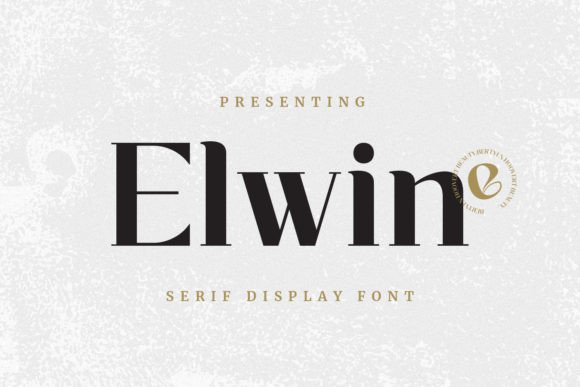 Elwin Serif Font By Imoodev
