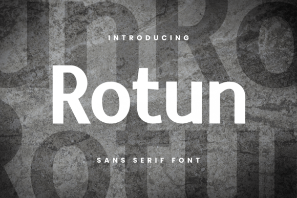 Rotun Sans Serif Font By Imoodev