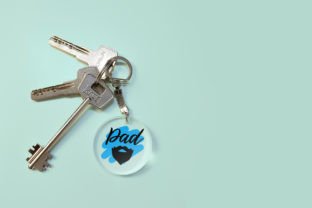 Acrylic Keychain SVG for Fathers Day Key Graphic Crafts By Yamurchik 6