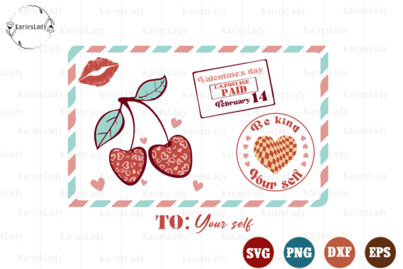 Self Love Mail SVG Graphic Crafts By KariesLady