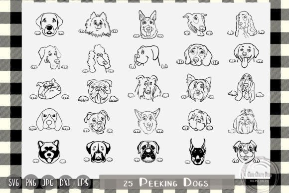Peeking Dog, Dog Breed, Dog and Paws Graphic Crafts By CarryBeautySVG