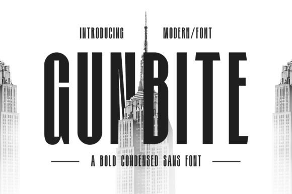 Gunbite Sans Serif Font By TypeFactory