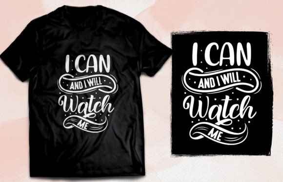 Motivational Typography T Shirt Design Illustration Designs de T-shirts Par Creative shirts