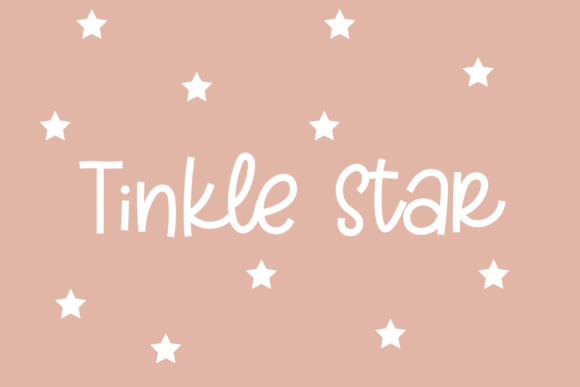 Tinkle Star Fuentes Caligráficas Fuente Por Cotton White Studio