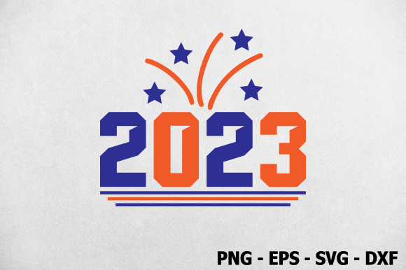 2023, New Year SVG Design Graphic Crafts By SafeHeart
