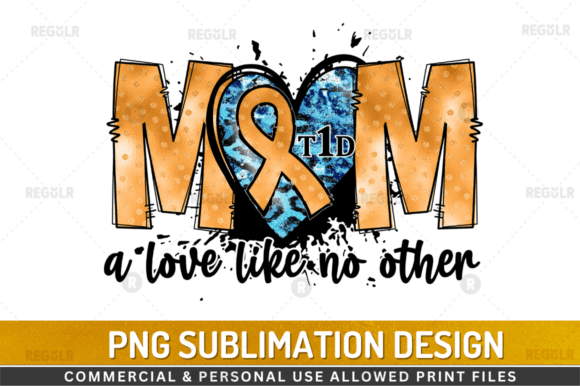 Mom a Love Like Sublimation Design Gráfico Manualidades Por Regulrcrative