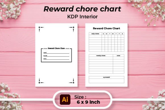 Daily & Weekly Chore Chart KDP Interior Graphic KDP Interiors By srempire