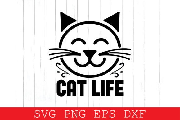 Cat Life Gráfico Manualidades Por Design shop