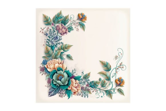 Floral Garland Design - V9 Illustration Illustrations Imprimables Par Alavays