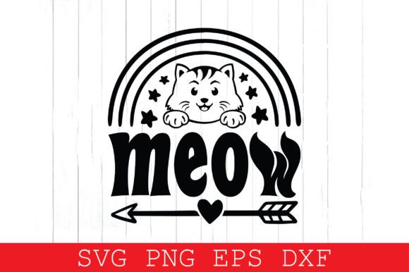 Meow Gráfico Manualidades Por Design shop