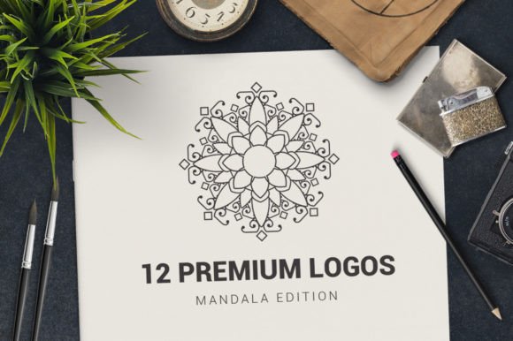 12 Premium Logos Mandala Edition Illustration Logos Par designdistrict