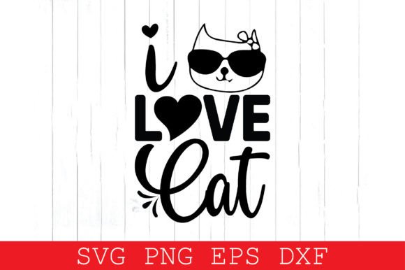 I Love Cat Graphic Crafts By Design shop