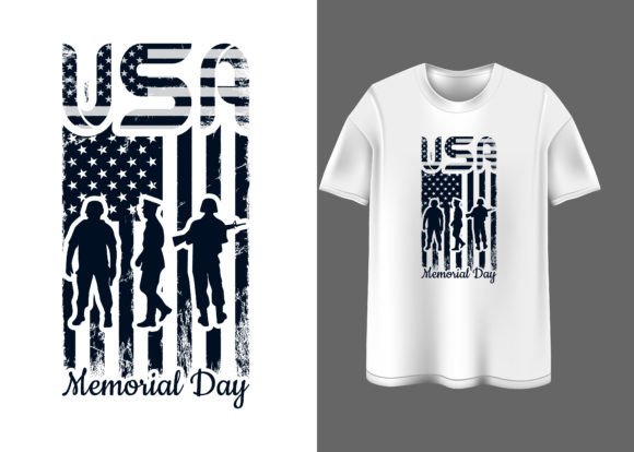Happy Memorial Day T-shirt Design Graphic T-shirt Designs By Graphics store