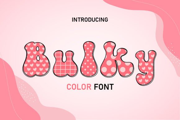 Bulky Color Fonts Font By Fox7