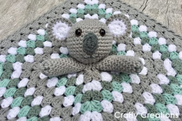 Koala Lovey Crochet Pattern Grafik Häkelmuster Von Crafty Creations