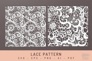 12 Lace Pattern Svg PNG Pdf AI Graphic Textures By EfficientTools 6
