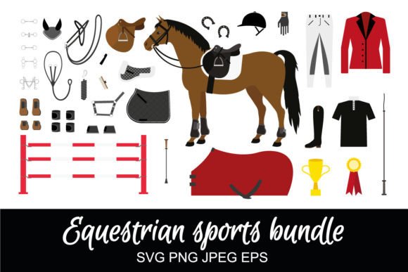 Horse Svg Png Jpeg Eps Set Graphic Illustrations By DigitalArtbySvetlana