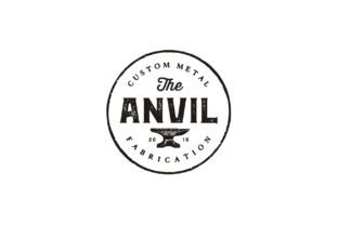Iron Anvil Blacksmith Foundry Forge Logo Illustration Logos Par Enola99d