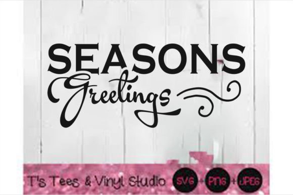 Christmas Design,  Seasons Greetings Illustration Artisanat Par Sumo SVG