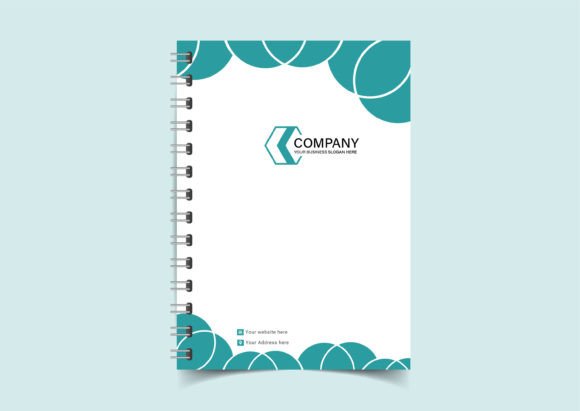 Corporate Modern Notebook Cover Template Graphic Print Templates By Ju Design