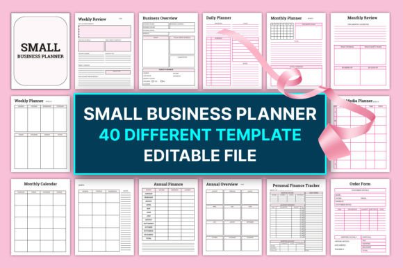 Editable Small Business Planner for KDP Graphic KDP Interiors By rahimaartwork077