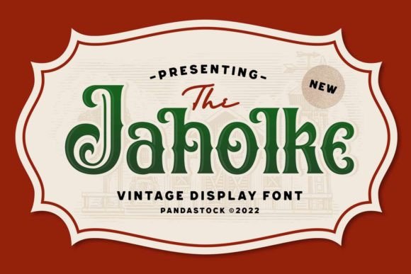 Jaholke Display Font By Imoodev