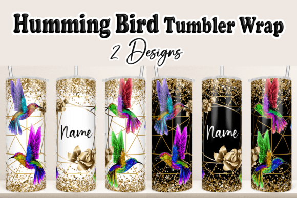 20Oz Hummingbird Tumbler Wrap Graphic Crafts By Sunshine Design