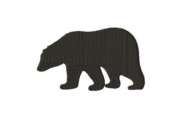 Bear Wild Animals Embroidery Design By EMBHOPE